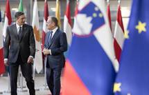 21. 2. 2019, Bruselj – Predsednik Pahor obisk v Bruslju sklenil s sreanjem s predsednikom Evropskega sveta Tuskom (Thierry Monasse/STA)